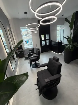 Barberské kreslo a pracovisko v Strojčeku Bytča